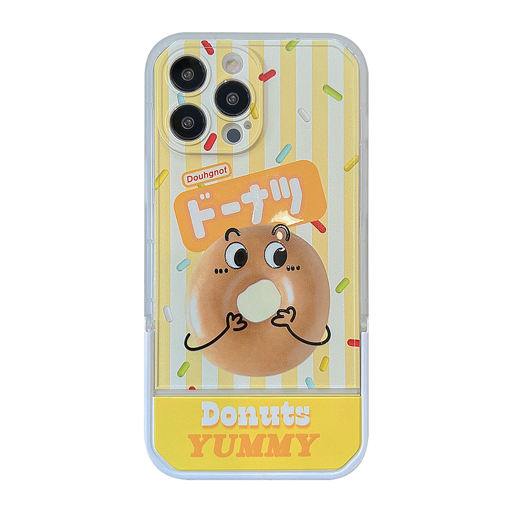 Ins Soft Case Silikon Motif Donat Untuk Iphone 14 7 8 Se 2020 7 + 8PLUS XS XR 11 12 13 PRO MAX