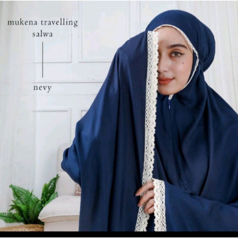 Mukena Renda Aulia/Mukena Dewasa/Mukena Katun/Mukena travel