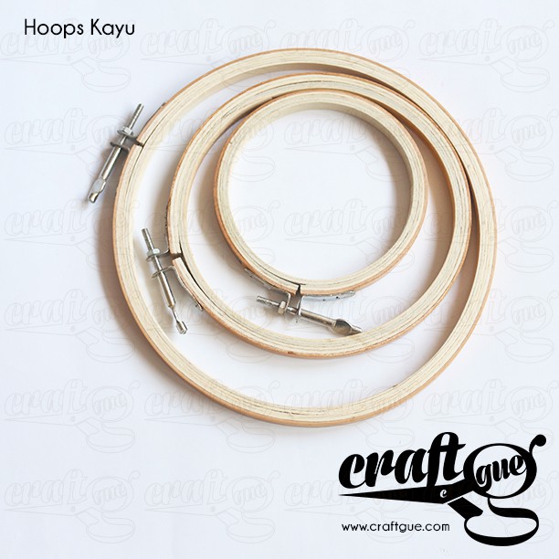 Pembidangan/Ring Sulam/Ram Sulam/Embroidery Hoops KAYU 6INCH