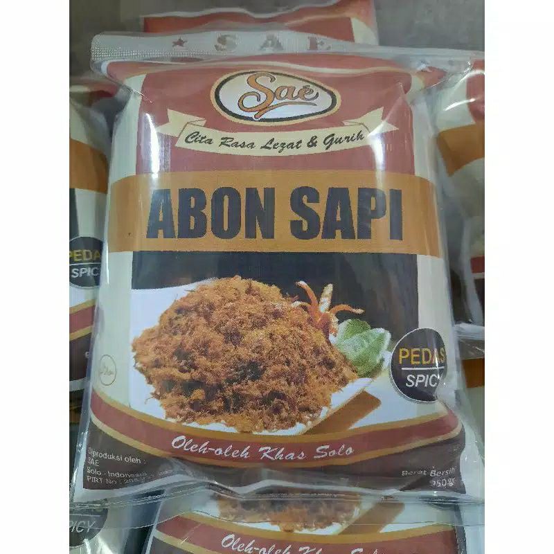 

Abon sapi SAE manis/pedas 250gr
