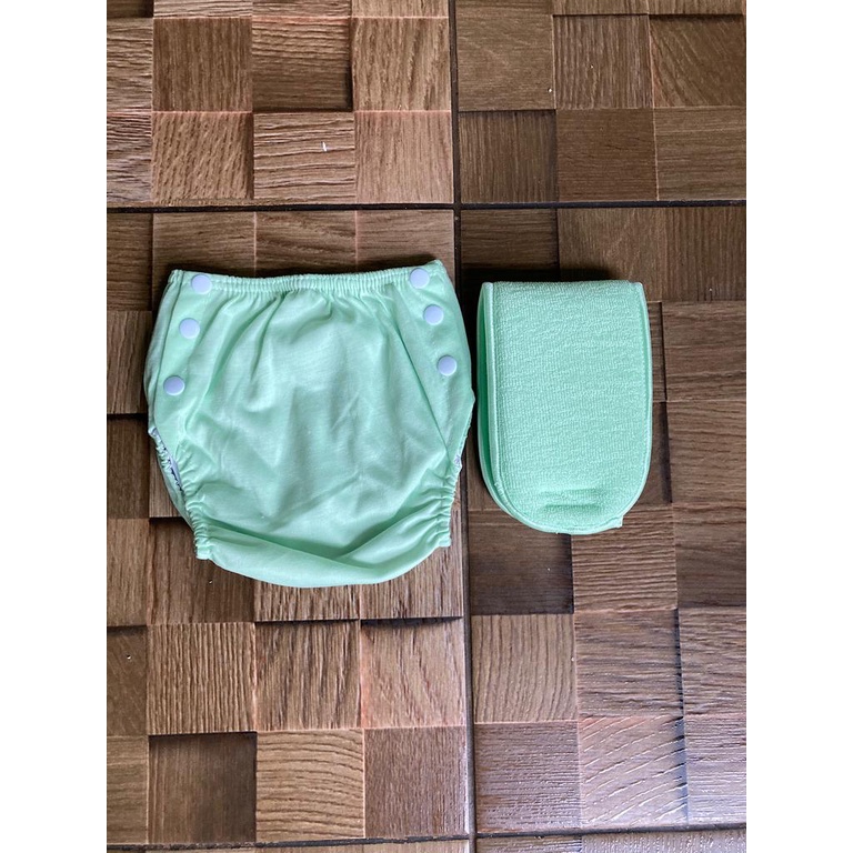 Clodi Polos / Popok Kain / Diaper Cuci Ulang + Insert Warna Polos / popok kain cuci ulang