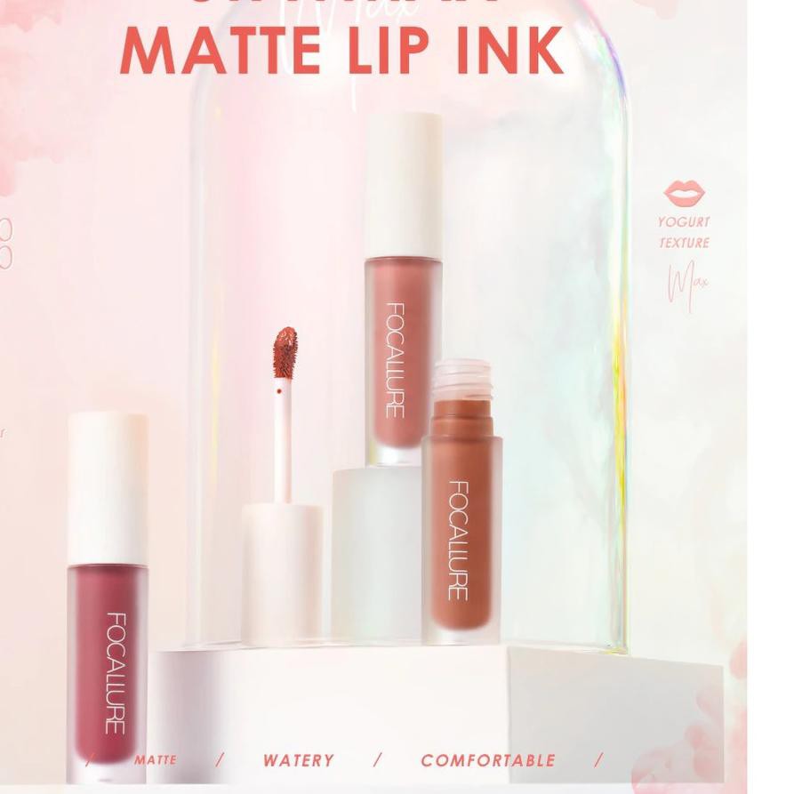 Serbu Focallure Staymax Matte Lip Ink Lip Matte Lip Cream Focallure Lipstik Cair ,,.