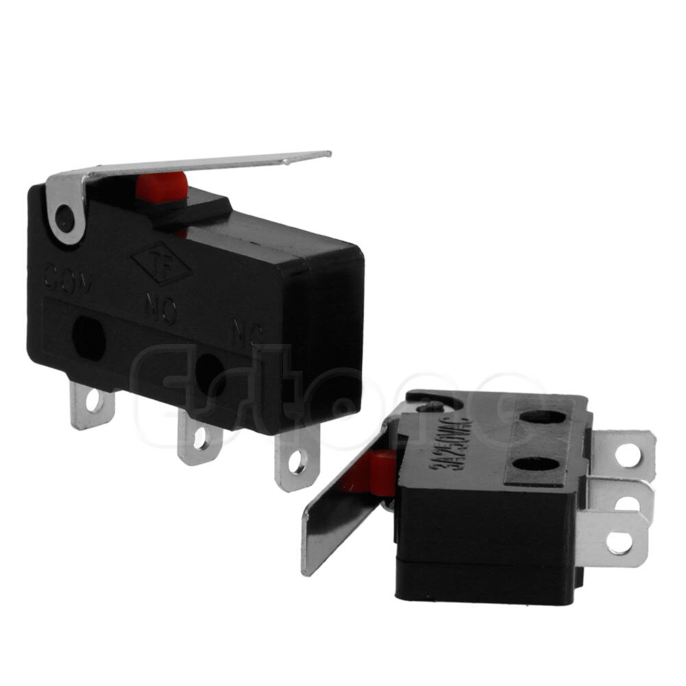 Micro Limit Switch Saklar 5A 250V 3 PIN Terminal Gagang NO NC