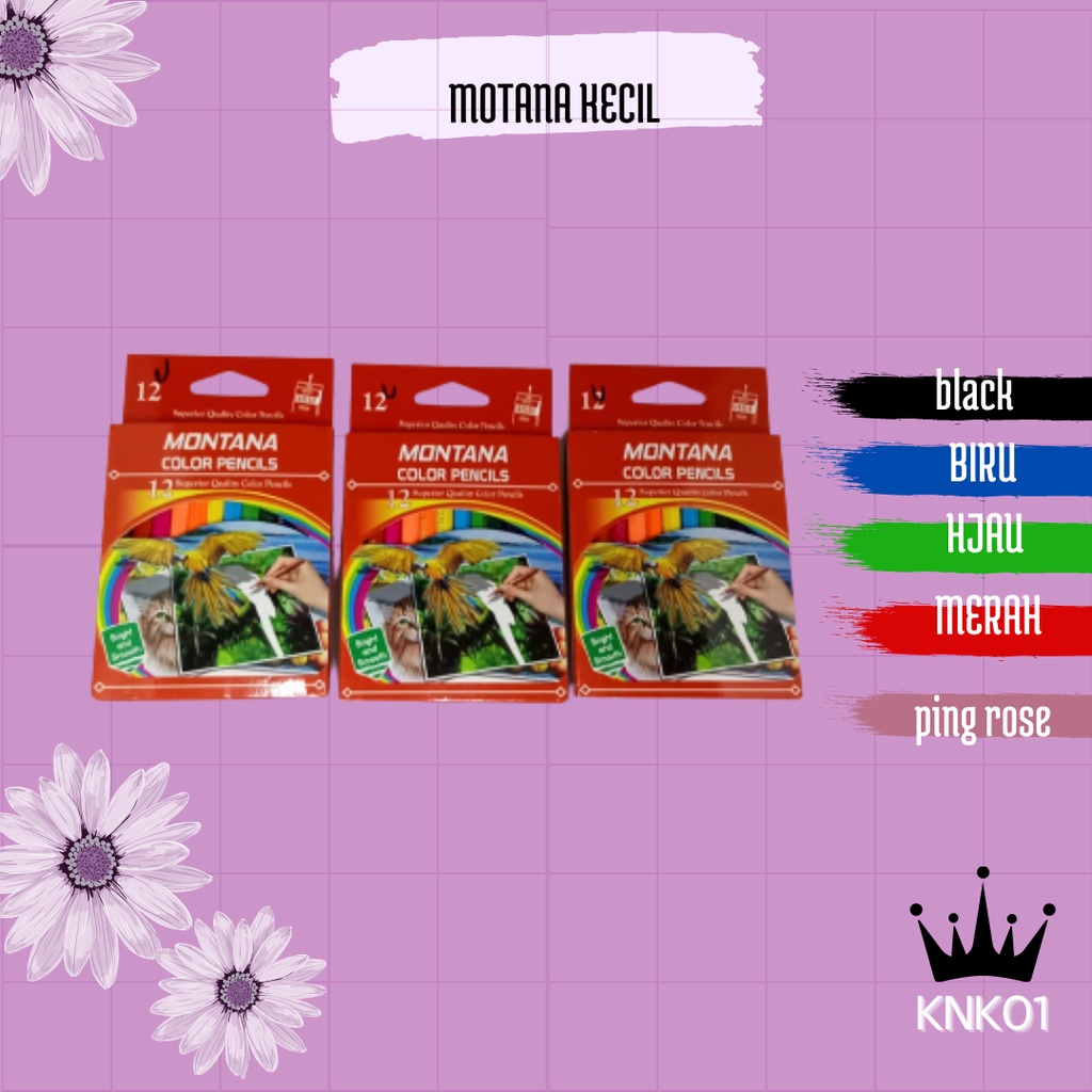 

Pensil Gambar Montana Kecil 12 Warna