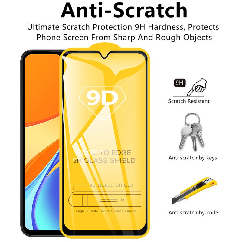 9D Tempered Glass Xiaomi Redmi 9T 9 9A 9C K30 8 7 8A 7A Note 10 10s 9 9S Pro Max Poco F3 M3 X3 GT Pro NFC