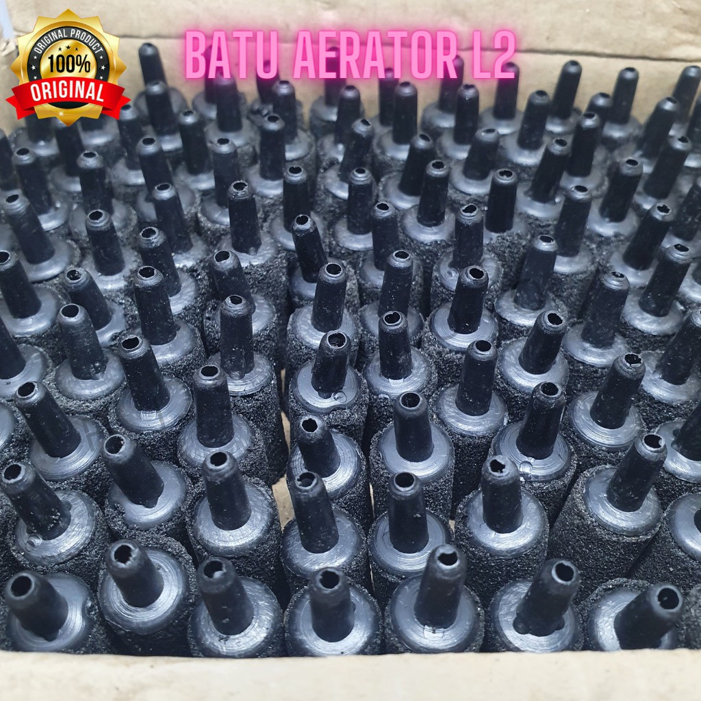 Batu aerator MULTI / batu gelembung udara / batu oksigen aquarium D1.5-L2