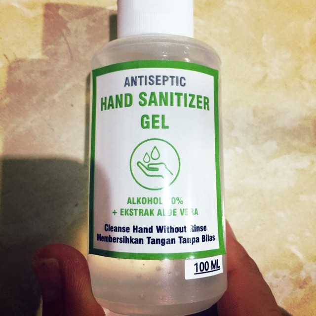 Antiseptic hand sanitizer GEL alkohol 70%-100ml