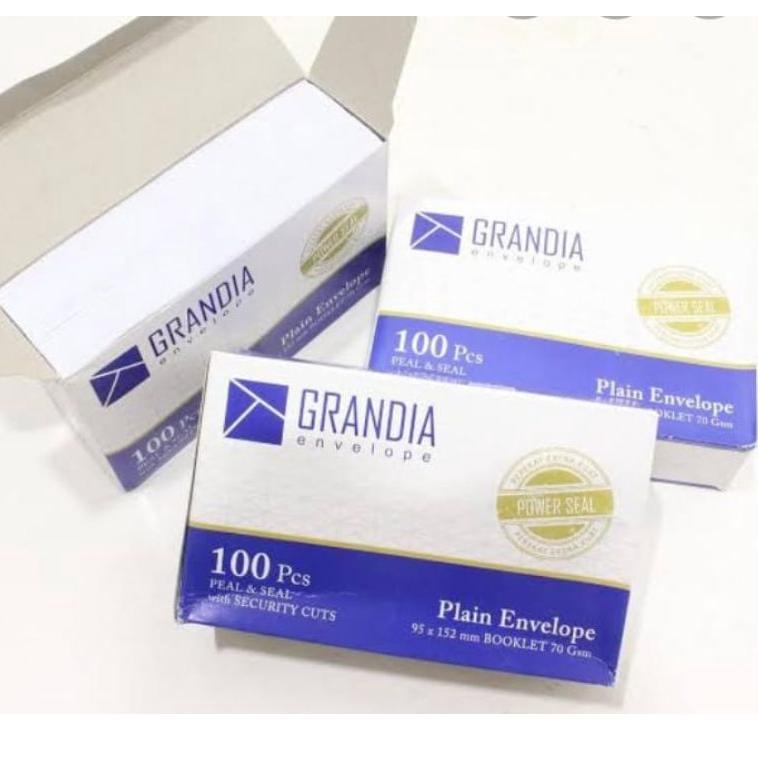 

(E7E6) ⭐️ Amplop putih grandia/merpati besar isi 100 lembar //Produk@murah