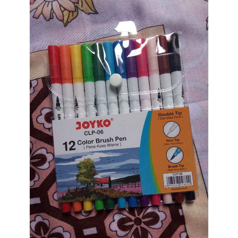 

(Ecer) Color Brush Pen Double Tip Joyko