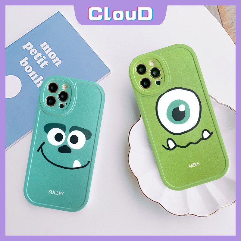 Soft Case TPU Motif Kartun Monster Disney Untuk iPhone 11 12 13 Pro MAX 8 7Plus XR 8plus 6 6S X XS MAX SE 2020