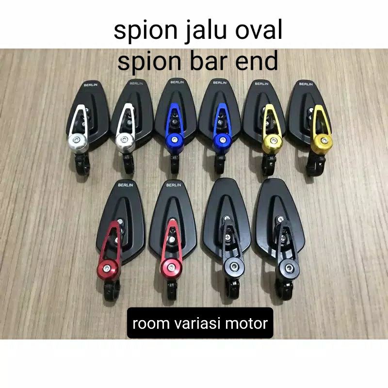 SPION BAR END/SPION JALU OVAL MODEL RIDE IT UNIVERSAL SEMUA MOTOR MATIC BEBEK MOGE