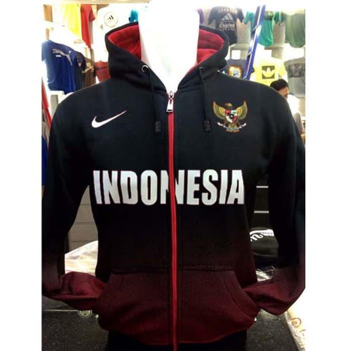 Jaket Hoodie Timnas ID-721 Nasional Team Indonesia PSSI Garuda Muda Berkualitas