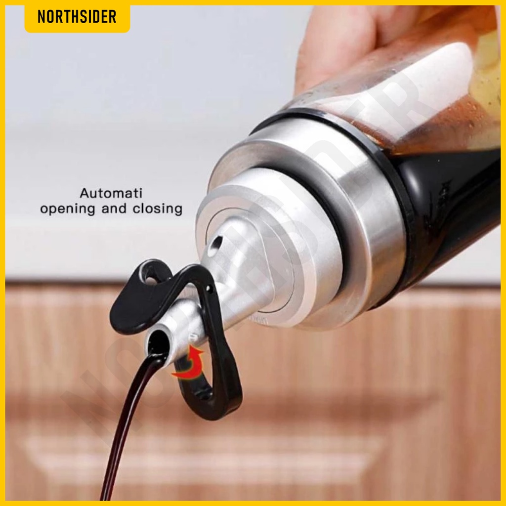 BOTTLE POURER WITH AUTO STOPPER | TUTUP BOTOL SYRUP MINYAK WINE KECAP