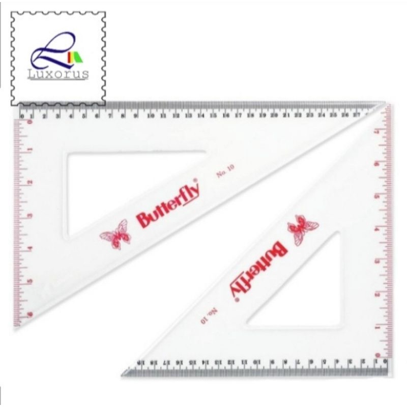 

Penggaris Segitiga Butterfly NO. 10
