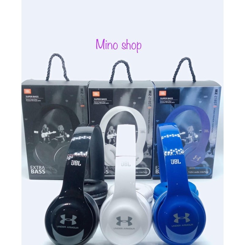 HEADPHONE STEREO BANDO JBL MZ-218 - J-12 SUPER BASS GOOD QUALITY