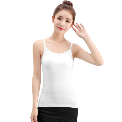 Fifi FASHION Tanktop Singlet Tali Kecil Wanita Gaya Korea - Reza