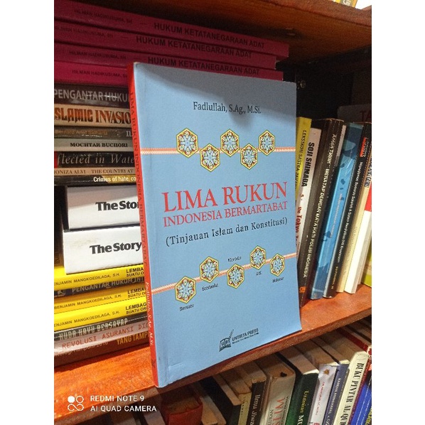 buku lima rukun Indonesia bermartabat Islam konstitusi fadlullah
