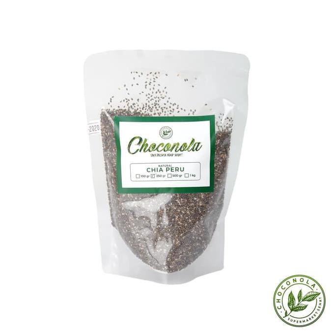 

MURAH PROMO Choconola Natural Black Chia Seed Peru 250 gram