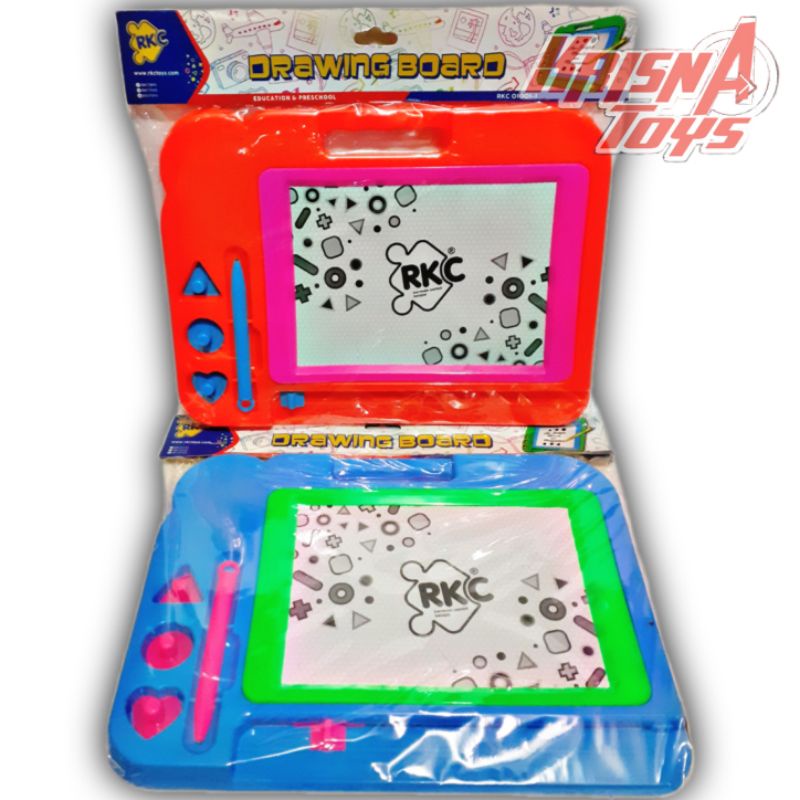 MAINAN EDUKASI ANAK DRAWING BOARD MAGNETIC/BELAJAR MENULIS &amp; MENGGAMBAR