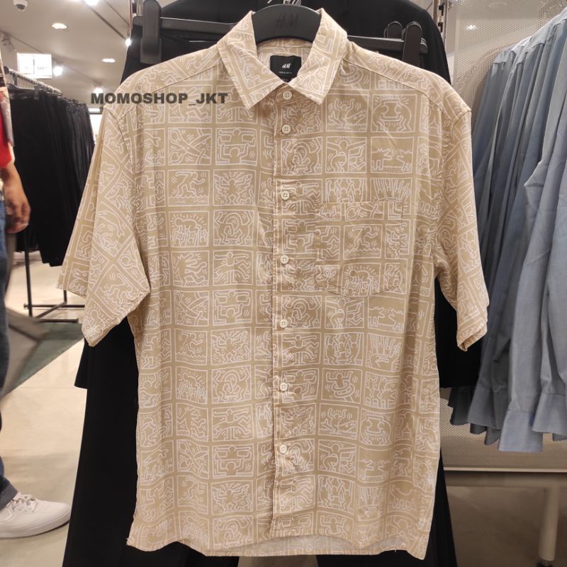 Kemeja Kasual Keith Haring x H&M Original Store