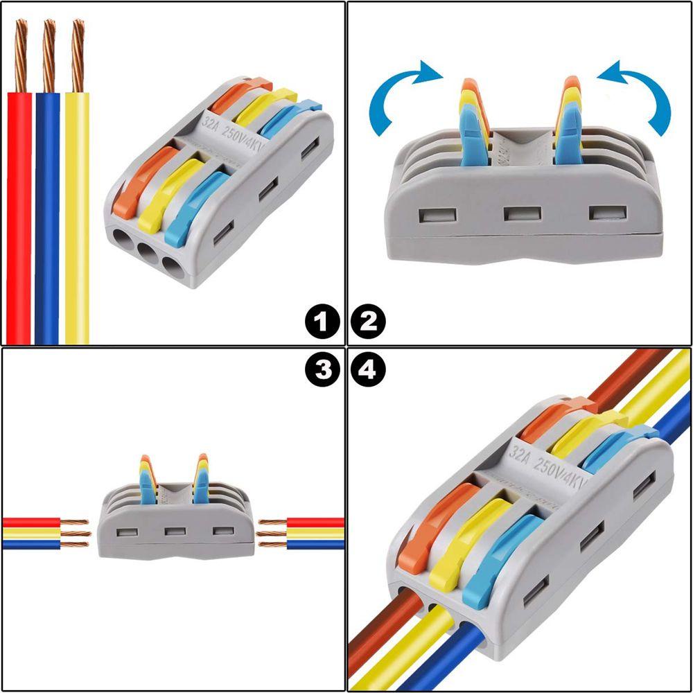 TOP Konektor Listrik Jalur Pembagi Listrik Reusable Terminal Block