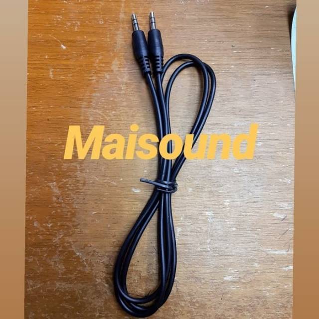KABEL AUX MINI UNTUK SPEAKER PORTABLE KE HP AUX TO AUX