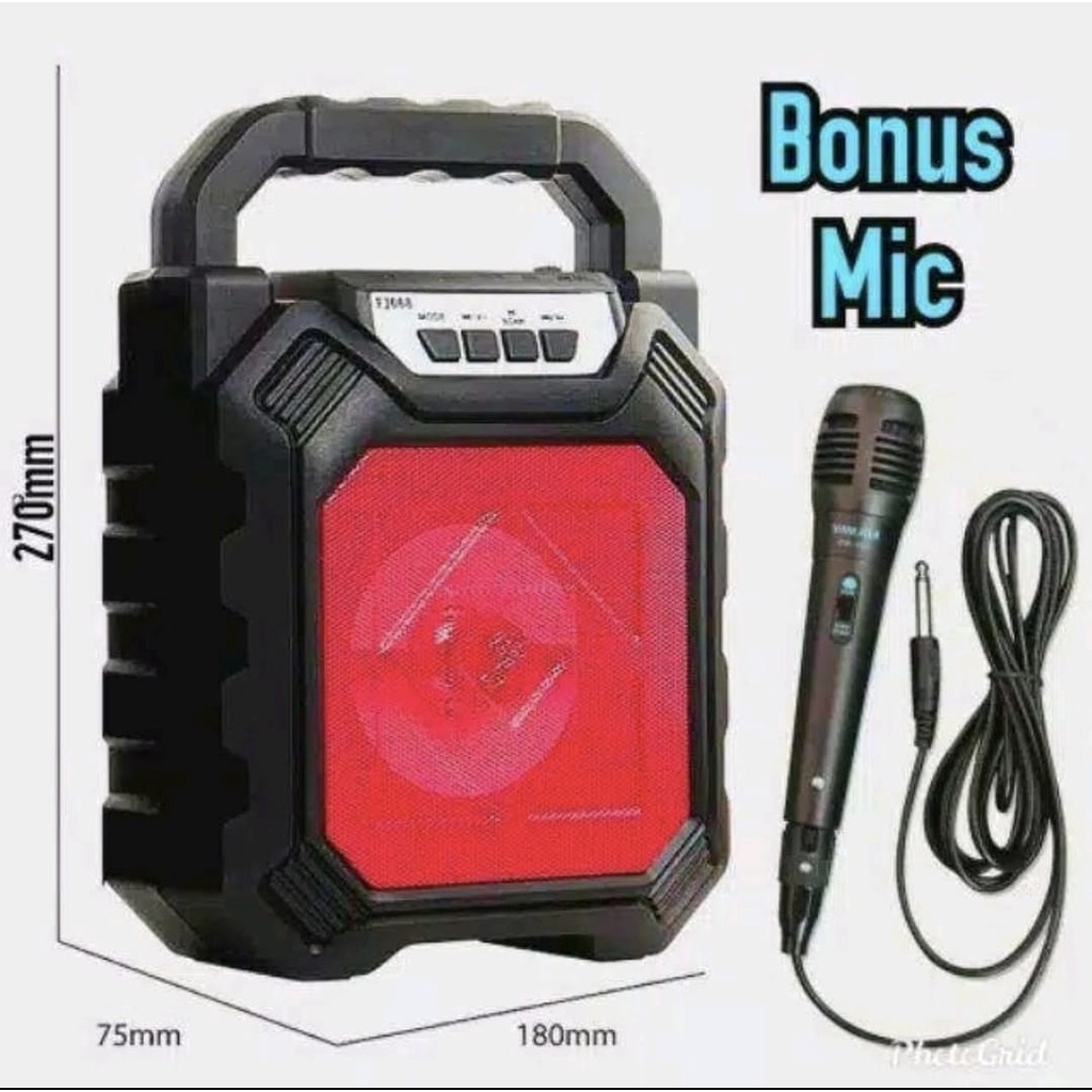 Speaker 668 Speaker bluetooth YD-668 plus Mic