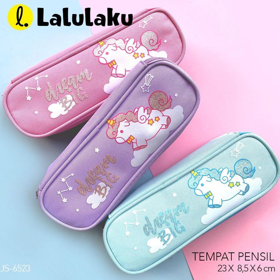 

⸨LuW ♝⸩ Tempat Pensil JS6523 Unicorn Kotak Pensil Lucu Karakter Anak Perempuan |Asli diskon