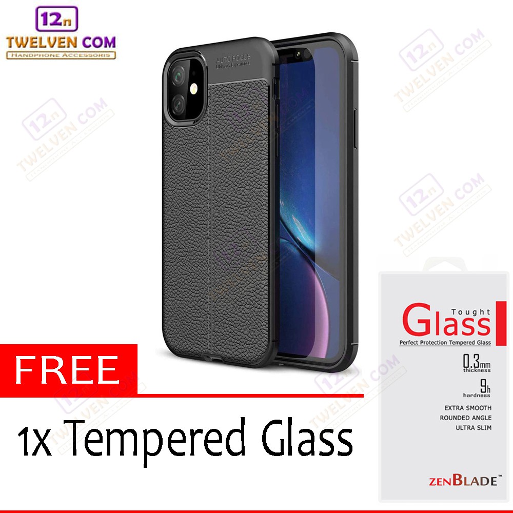 Case Auto Focus Softcase Casing for iPhone 11 - Free Tempered Glass