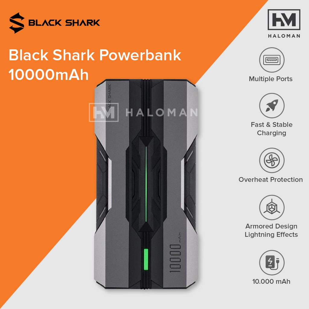 BLACK SHARK POWER BANK 10000 mAh - Quick Charge Powerbank