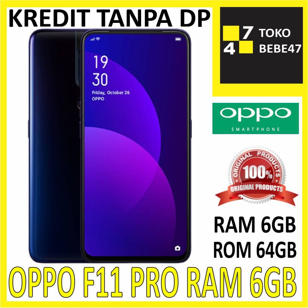 OPPO F11 PRO RAM 6GB INTERNAL 64GB GARANSI RESMI OPPO INDONESIA