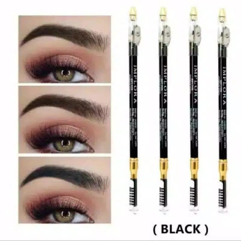 Pensil Alis Implora Warna Hitam / IMplora