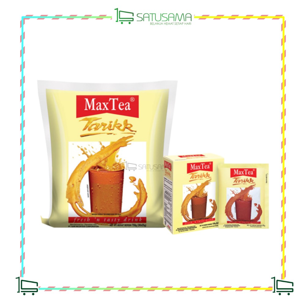 

Max Tea Teh Tarik [isi 5 pack] / satusama