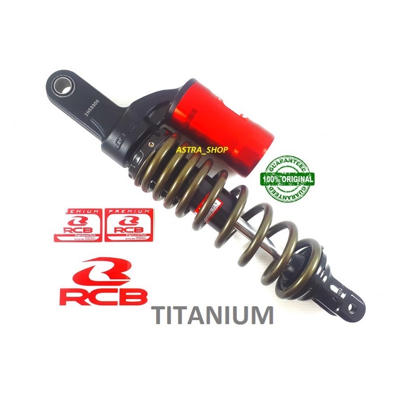 (RESMI GARANSI 6 BULAN) Shockbreaker Tabung RCB MB-2 Original 100% 305mm &amp; 330mm , Mio, Vario 110, 125, 150, Scoopy, Xeon, Fino, Spacy, Skydrive, Spin, Nex, Soul, M3, GT125, Xride, Dll , Shock Malaysia Racing Boy