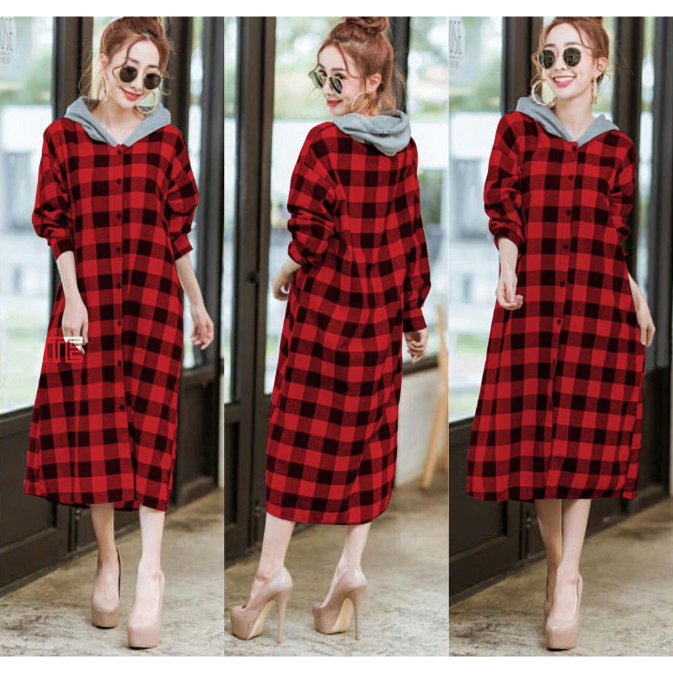 [LONGDRESS HODIE RISA FT]Longdress Wanita Katun