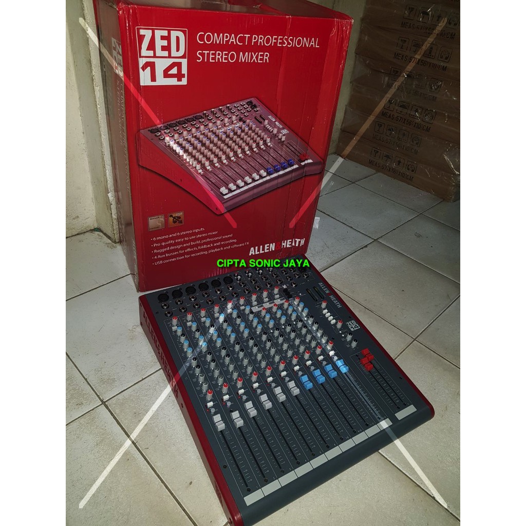 MIXER ALLEN HEATH ZED 14 FX ATAU ZED 14FX