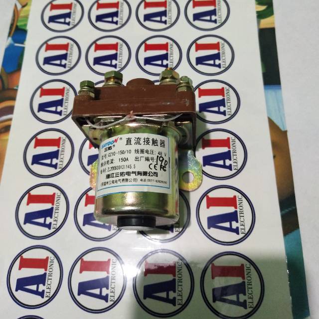 Kontaktor DC 48V contactor 150A forklift mobil listrik motor listrik normaly open