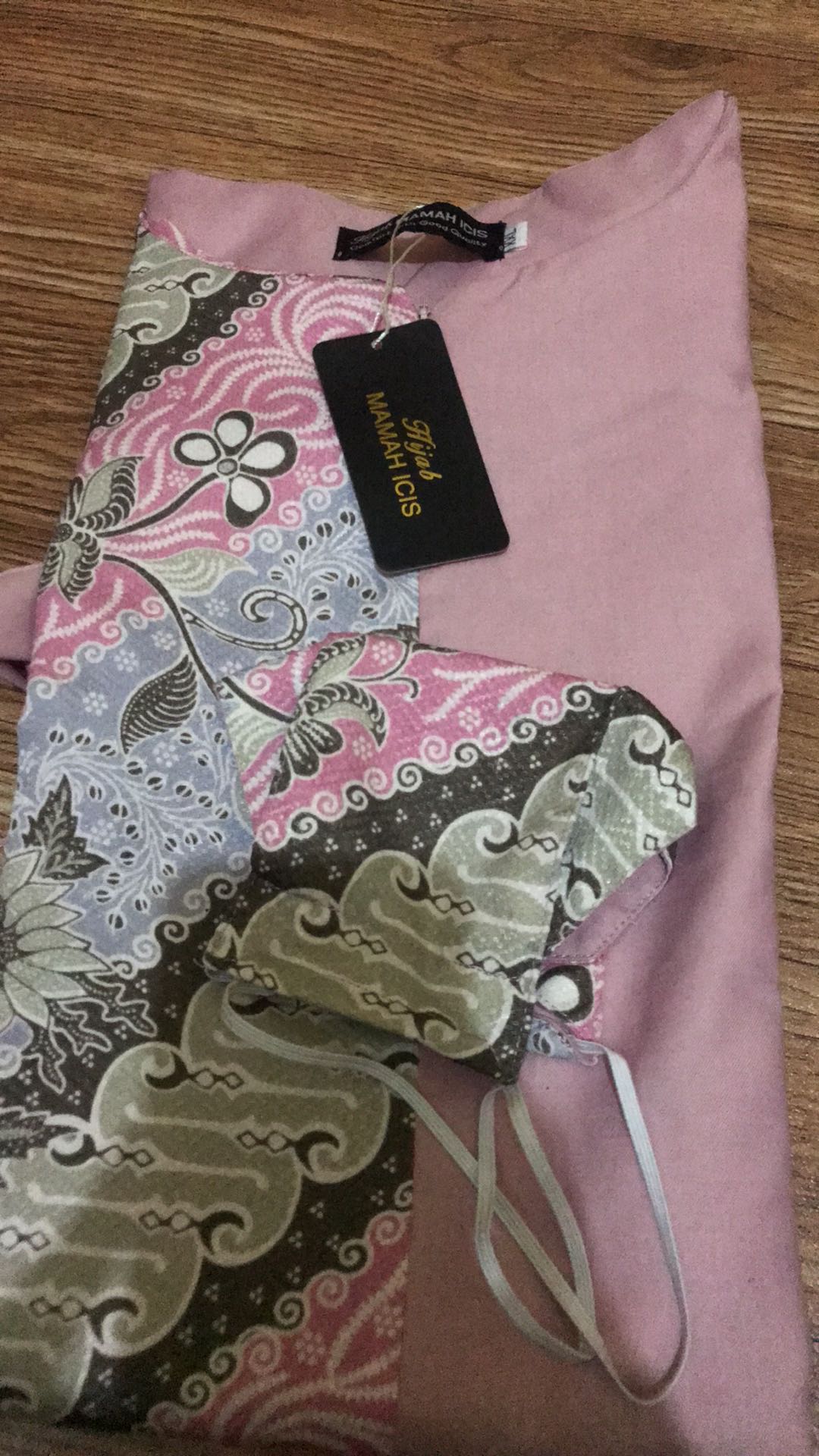 Free Cepol ( Kunciran Motif )masker &  Goodie Bag Hmi - Valen Tunik Batik By Hijab Mamah Icis