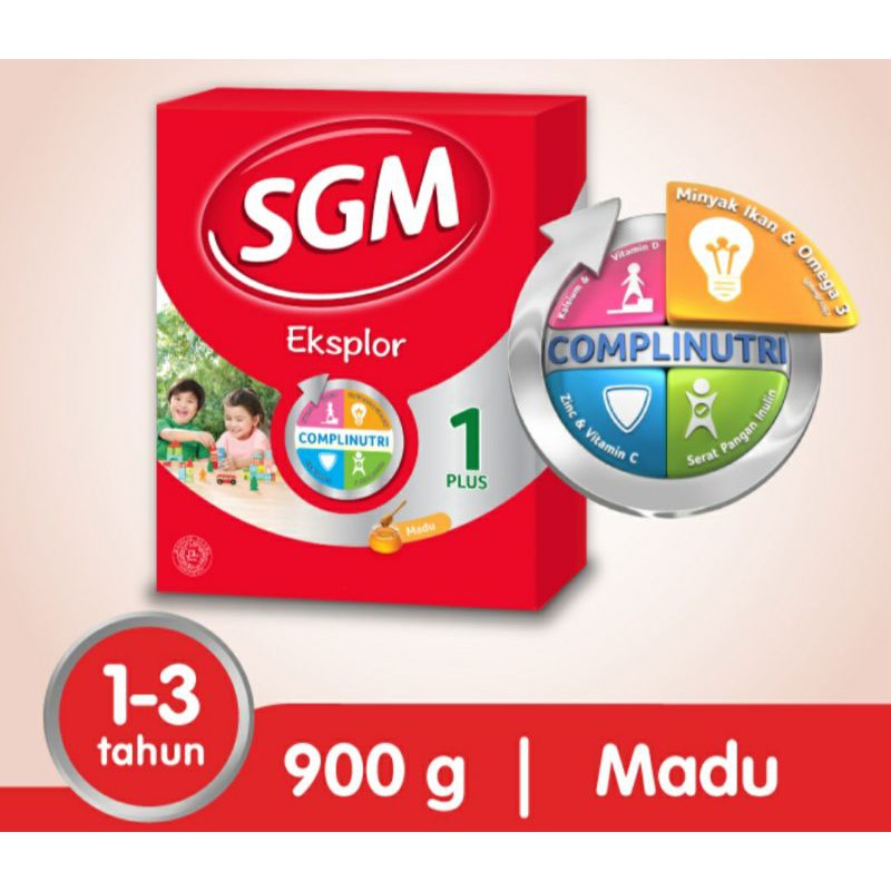 

SGM Eksplor 1+ / 3+ Vanila / Madu 900gr