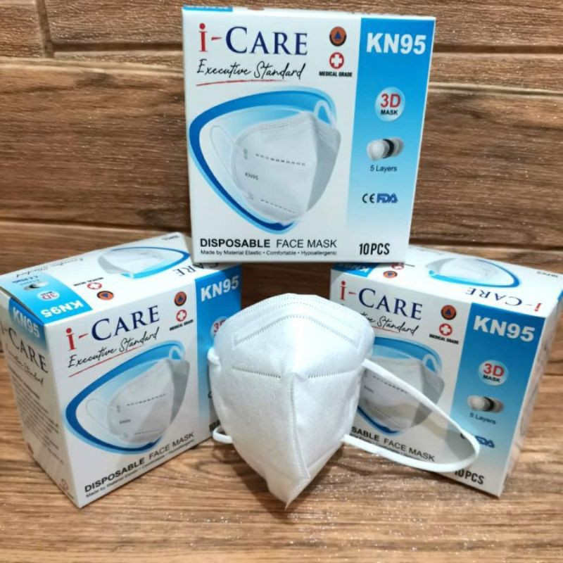 I-Care Masker KN95 warna putih