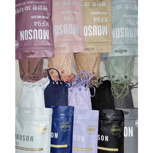 MASKER KF94 MOUSON ORIGINAL ISI 10PC PREMIUM BEST SELLER HIGH QUALITY