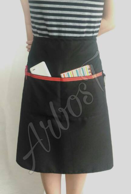 Apron / Apron Setengah Badan Half Apron Celemek Pinggang waiters