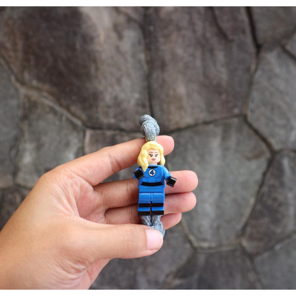 Gelang lego fantastic 4 (tali boleh milih) gelang lego murah, bracelet lego, lego bracelet