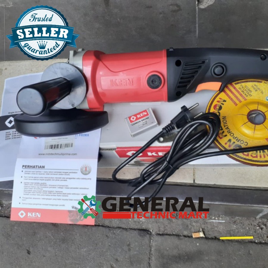 Mesin gerinda tangan KEN 7 inch angle grinder Ken 9950D original