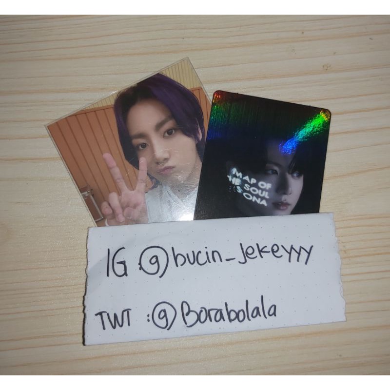 PC PHOTOCARD JUNGKOOK JK BTS MCB HOLO