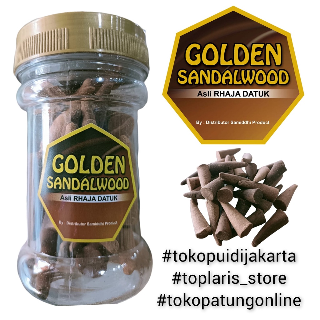 Dupa Wangi Kerucut Kecil Cone Incense Golden Rhaja Datuk