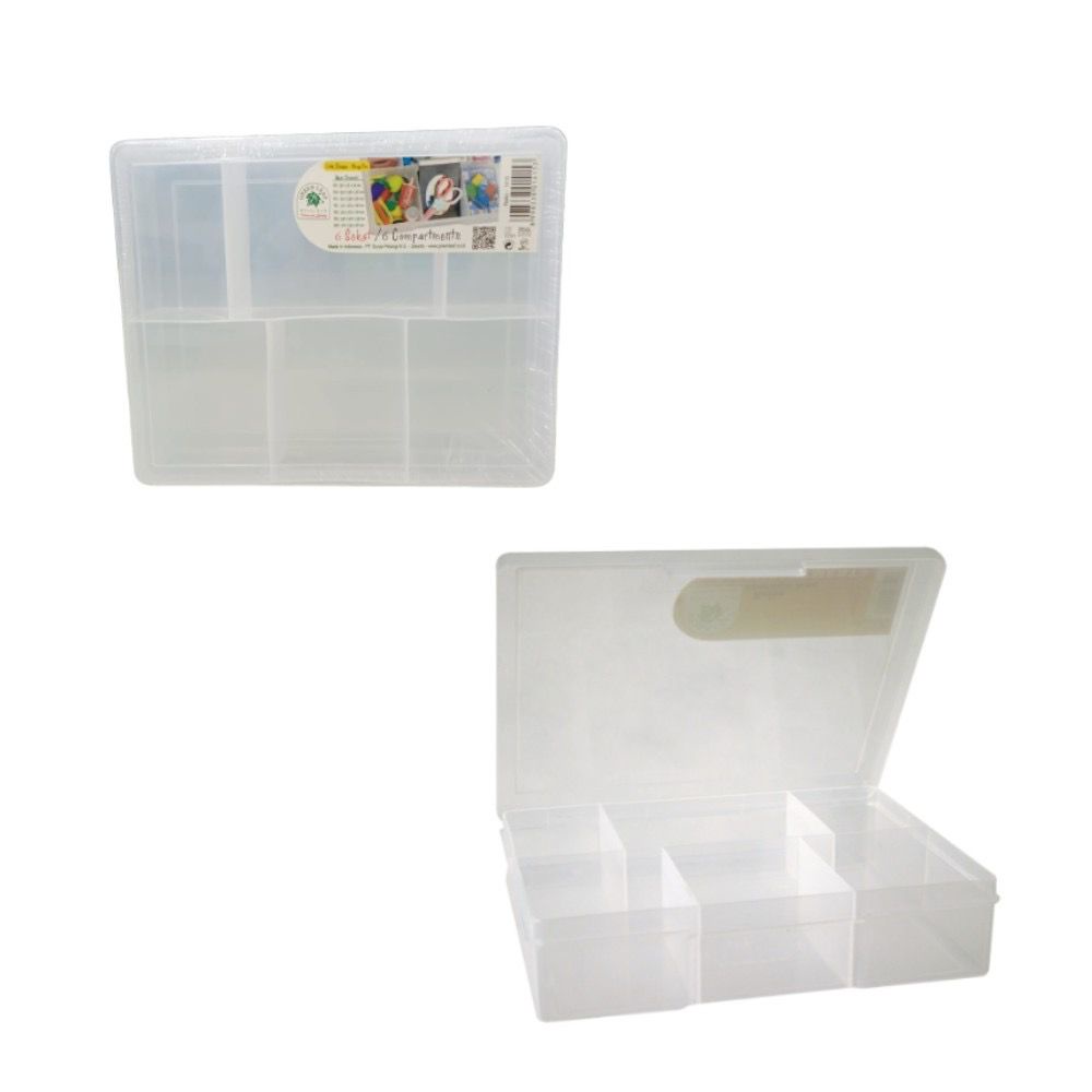 Green Leaf 1415 Kotak Perkakas Box Plastik Reiko Storage Box Spare Part 6 Sekat Container