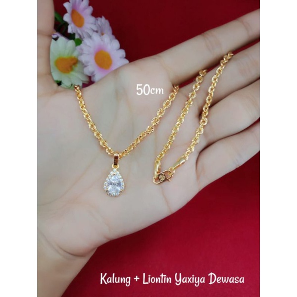✓KALUNG ANTI KARAT DEWASA KALUNG YAXIYA KALUNG SILVER DEWASA KALUNG XUPING