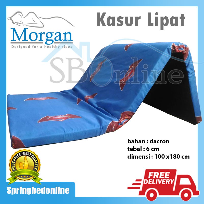 Kasur Lipat Dacron 100x180 Tebal 6 Cm Berkualitas