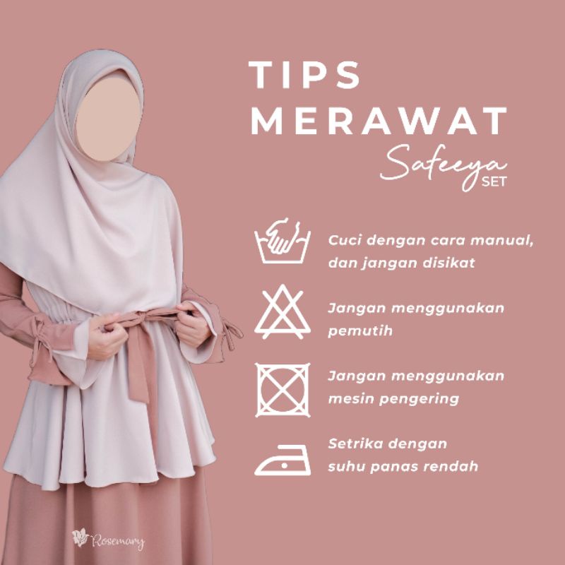 NEW ARRIVAL!! SAFEEYA SET By Rosemarybdg (Gamis+ Khimar) up-8